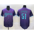 Arizona Diamondbacks #51 Randy Johnson Purple MAROU 2025 City Connect Limited Stitched Jersey