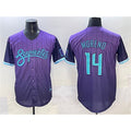 Arizona Diamondbacks #14 Gabriel Moreno Purple MAROU 2025 City Connect Limited Stitched Jersey