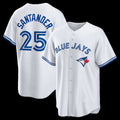 Toronto Blue Jays #25 Anthony Santander White MAROU Home Replica Jersey