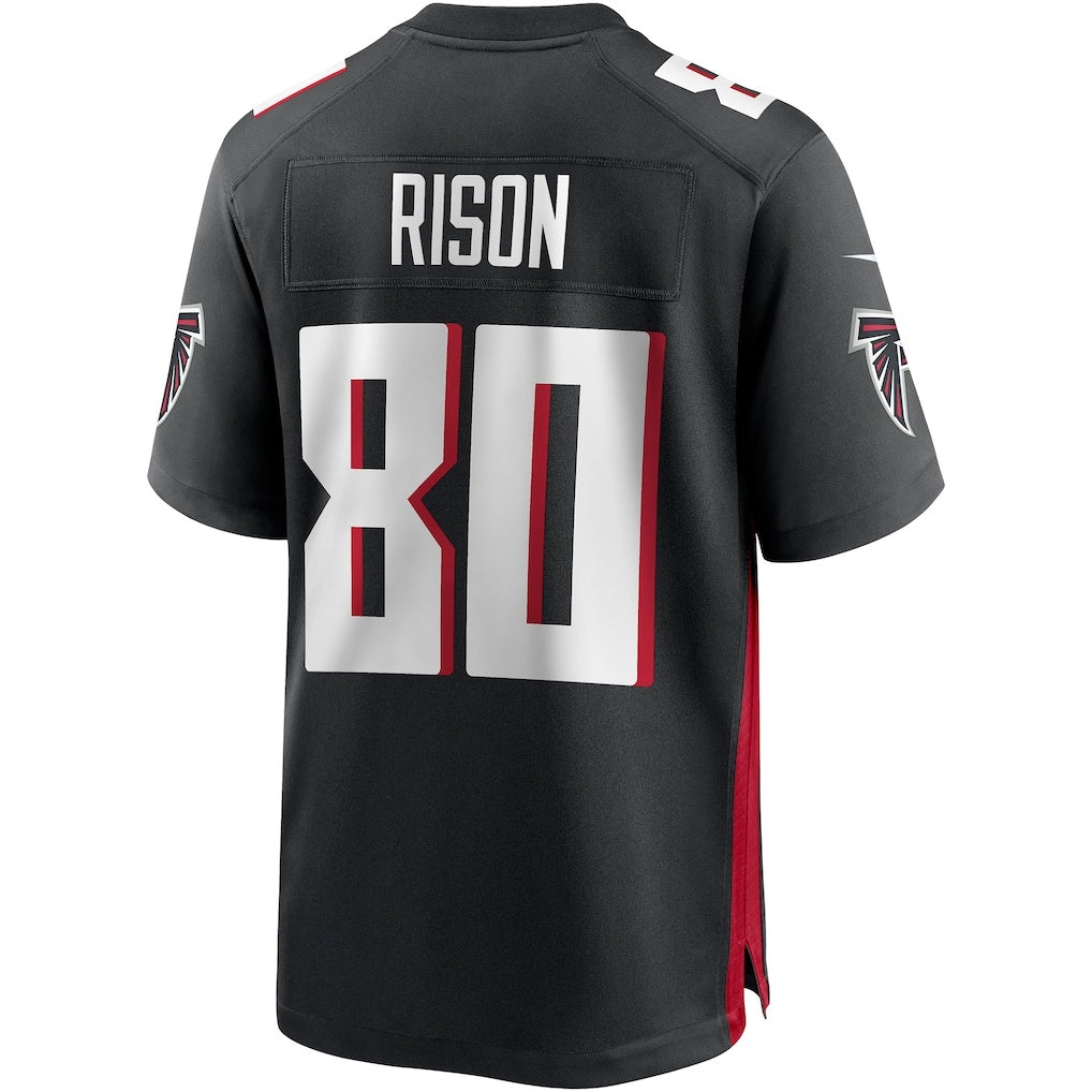 A.Falcons #80 Andre Rison Black Game Retired Player Stitched Football American Jersey