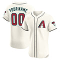 Arizona Diamondbacks 2024 Flex Base Custom Jersey â€?Cream Baseball Jersey
