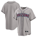Arizona Diamondbacks Gray Road Home Game Blank Player Stitched Baseball Jersey