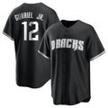 Arizona Diamondbacks #12 Lourdes Gurriel Jr Player Black Game Home Stitched Baseball Jersey