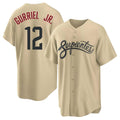 Arizona Diamondbacks #12 Lourdes Gurriel Jr Player Tan City Connect Home Game Stitched Baseball Jersey