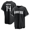 Arizona Diamondbacks #14 Gabriel Moreno Player Black Game Home Stitched Baseball Jersey