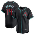 Arizona Diamondbacks #14 Gabriel Moreno Player Black Limited Home Game Stitched Baseball Jersey