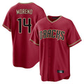 Arizona Diamondbacks #14 Gabriel Moreno Player Red Home Game Stitched Baseball Jersey