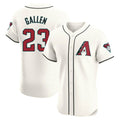Arizona Diamondbacks #23 Zac Gallen Player Cream Limited Elite Home Game Stitched Baseball Jersey