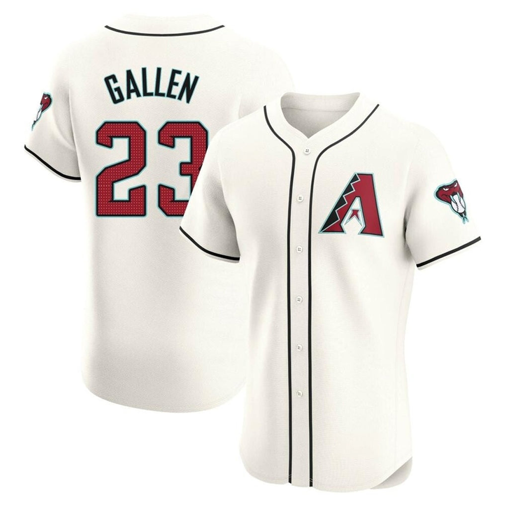 Arizona Diamondbacks #23 Zac Gallen Player Cream Limited Elite Home Game Stitched Baseball Jersey
