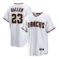Arizona Diamondbacks #23 Zac Gallen Player White Home Game Stitched Baseball Jersey