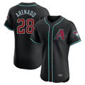 Arizona Diamondbacks #28 Nolan Arenado Player Black Limited Elite Home Game Stitched Baseball Jersey