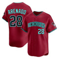 Arizona Diamondbacks #28 Nolan Arenado Player Red Limited Home Game Stitched Baseball Jersey