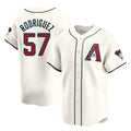 Arizona Diamondbacks #57 Eduardo Rodriguez Player Cream Limited Home Game Stitched Baseball Jersey