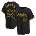 Atlanta Braves #23 Michael Harris II Player Black Snake Skin City Home Game Stitched Baseball Jersey