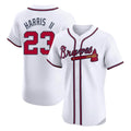 Atlanta Braves #23 Michael Harris II Player White Limited Elite Home Game Stitched Baseball Jersey