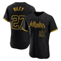 Atlanta Braves #27 Austin Riley Player Black Snake Skin City Limited Elite Home Game Stitched Baseball Jersey