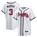 Atlanta Braves #3 Dale Murphy Player White Home Game Stitched Baseball Jersey