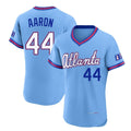 Atlanta Braves #44 Hank Aaron Player Powder Blue 2026 City Connect T-shirt Limited Elite Home Game Stitched Baseball Jersey