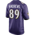B.Ravens #89 Mark Andrews Purple Game Stitched Football American Jersey
