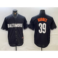 Baltimore Orioles #39 Corbin Burnes Black 2023 City Connect Cool Base Stitched Baseball Jersey