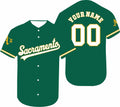 Custom Baseball 2026 Athletics Unveil New Sacramento A's Alternate Jersey-Green