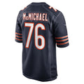 C.Bears #76 Steve McMichael Navy Retired Player Game Stitched Football American Jersey