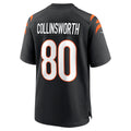 C.Bengals #80 Cris Collinsworth Black Team Retired Player Game Stitched Football American Jersey