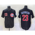 Chicago Cubs #23 Ryne Sandberg Black Limited Stitched Baseball Jersey