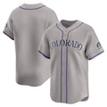 Colorado Rockies Gray Road Limited Baseball Jersey