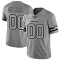 Custom D.Broncos 2019 Gray Gridiron Gray Vapor Untouchable Limited Stitched Football American Jersey