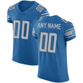 Custom D.Lions Blue Vapor Untouchable Elite Stitched Football American Jersey