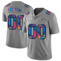 Custom LA.Chargers Gray Multi-Color 2020 Crucial Catch Vapor Untouchable Limited Football Jersey Marou