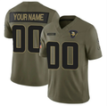 Custom MN.Vikings Olive 2025 F.U.S.E. Salute to Service Limited Stitched Football Jersey