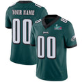 Custom P.Eagles ACTIVE PLAYER Green LVII Patch Vapor Untouchable Limited Stitched Football Jersey Marou
