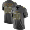 Custom P.Steelers Gray Static Vapor Untouchable Limited Football Jersey Marou