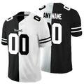 Custom T.Titans Black And White Split Vapor Untouchable Limited Football Jersey Marou