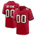 Custom TB.Buccaneers Red Team Game Football Jersey Marou