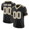 Custom New Orleans Saints Black Gameday Golds Vapor Football Stitched Jersey