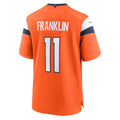D.Broncos #11 Troy Franklin Orange Team Game Stitched Football American Jersey