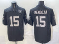 Fernando Mendoza LV.Raiders #15 Black 2026 Draft Stitched Football Jerseys With Logo