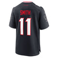 H.Texans #11 Tremon Smith Navy Team Game Jersey