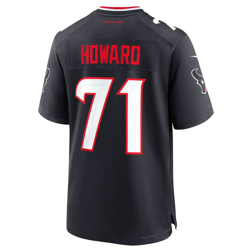 H.Texans #71 Tytus Howard Navy Team Game Jersey