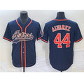 Houston Astros #44 Yordan Alvarez Navy Cool Base Stitched Baseball Jersey
