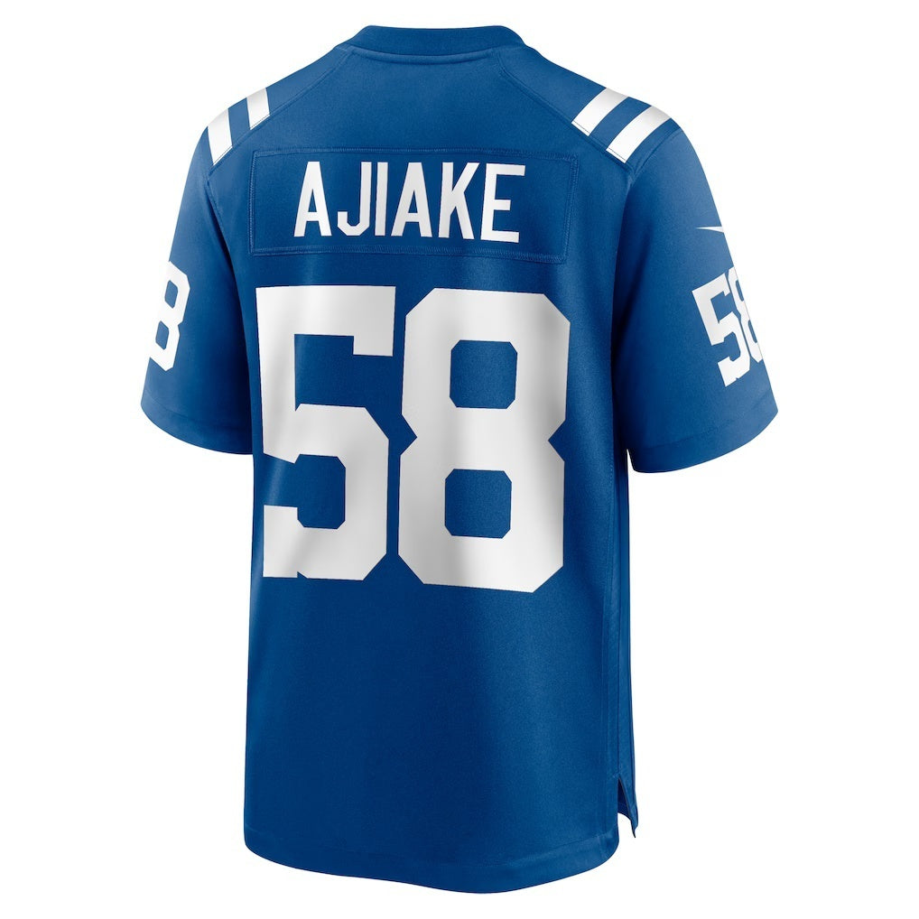 IN.Colts #58 Austin Ajiake Royal Game Football Stitched Jersey