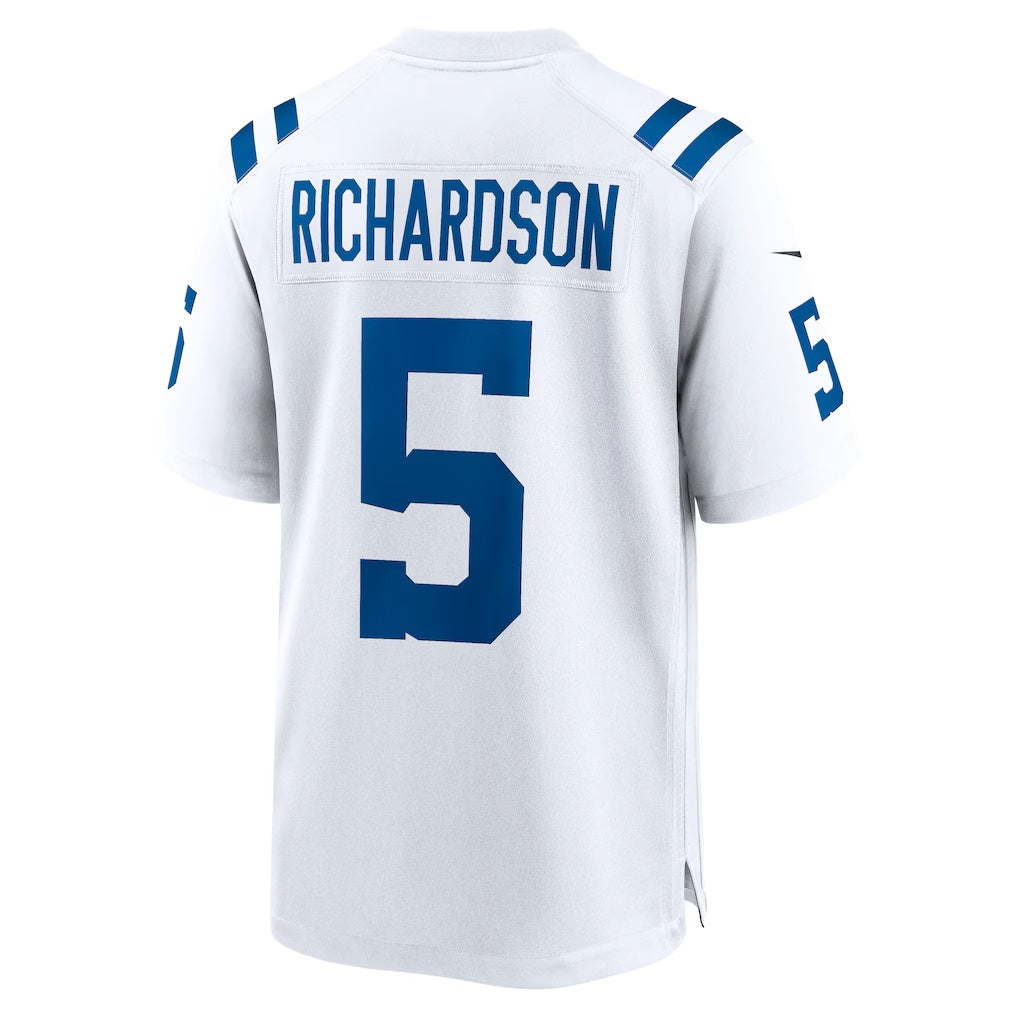 IN.Colts #5 Anthony Richardson White Game Football Stitched Jersey