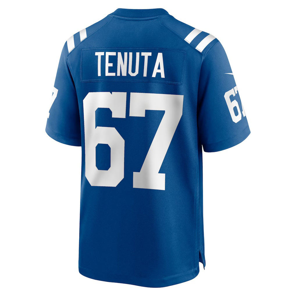 IN.Colts #67 Luke Tenuta Royal Team Game Football Stitched Jersey