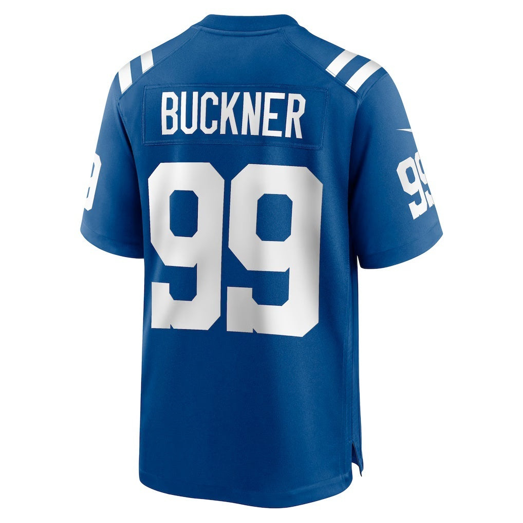 IN.Colts #99 DeForest Buckner Royal Game Football Stitched Jersey