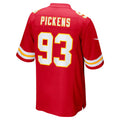 KC.Chiefs #93 Zacch Pickens Red Team Game Football Jersey MAROU