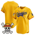 Los Angeles Dodgers Blank Gold x One Piece Vapor Premier Limited Baseball Stitched Jersey