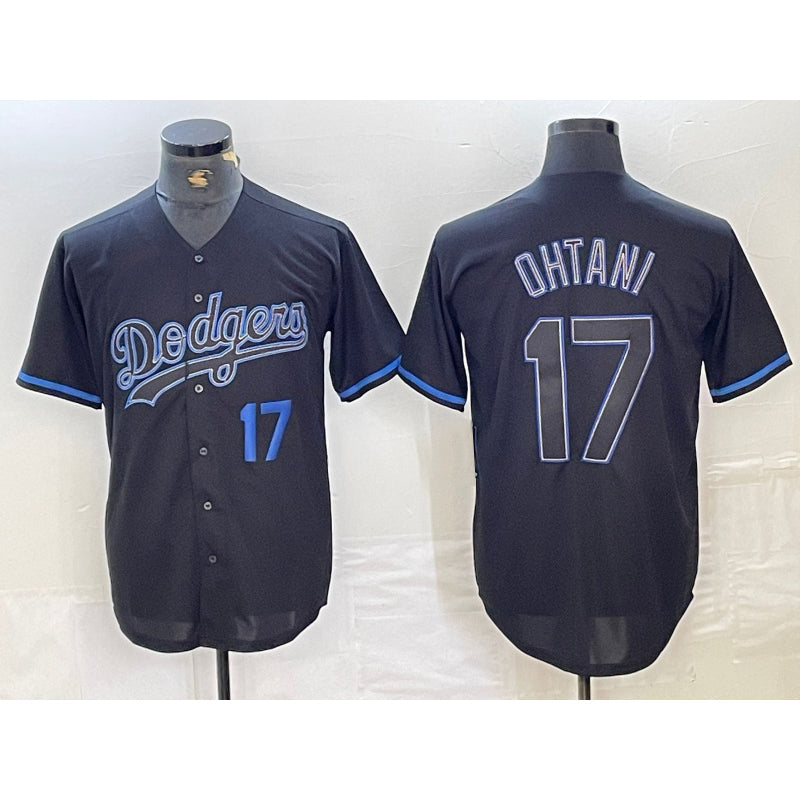 Los Angeles Dodgers #17 Joe Kelly Number Lights Out Black Fashion Stitched Cool Base Baseball Jersey